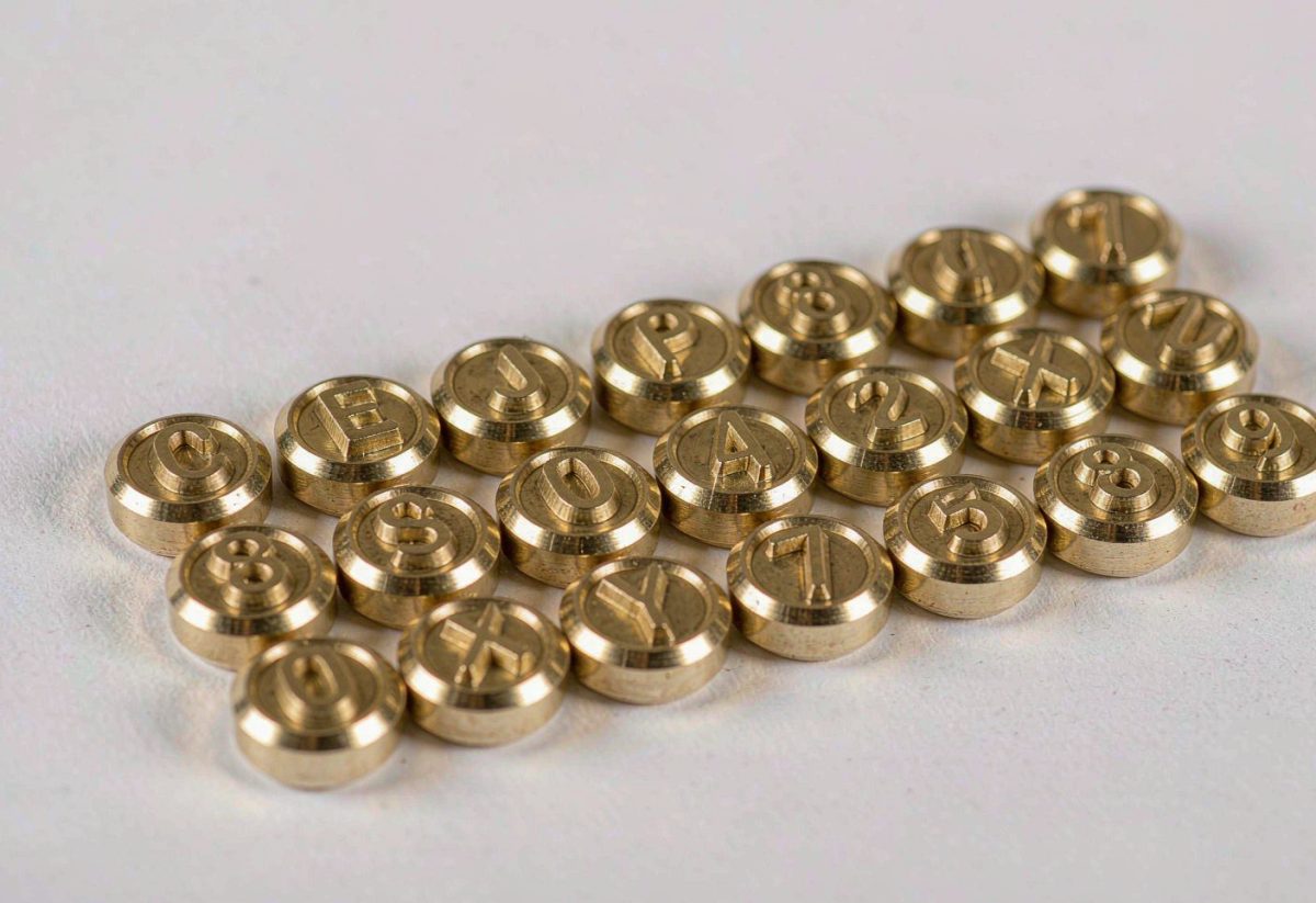 BR-Series Brass Letter Dies